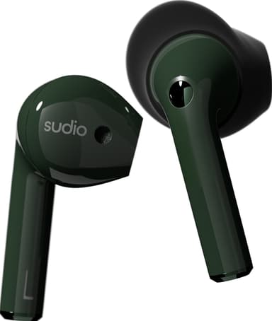 Sudio Nio helt trådløse in-ear hodetelefoner (grønn)