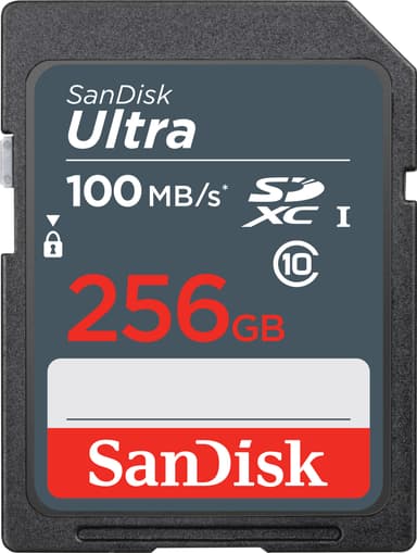 Sandisk Ultra 256GB SDXC minnekort