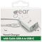 Gear 220V USB-A dobbel vegglader 665095