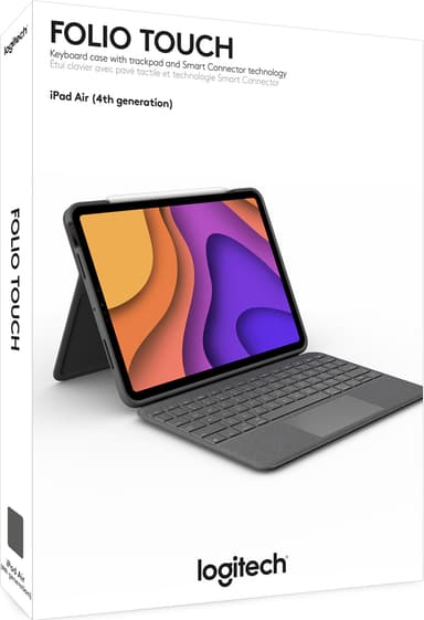 Logitech Folio Touch deksel med tastatur til iPad Air (4. generasjon)