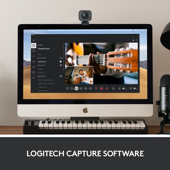 Logitech StreamCam kamera (grafitt)