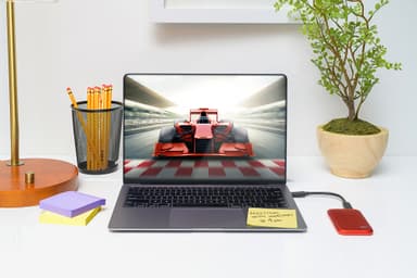 WD My Passport bærbar SSD-disk 2 TB (rød)