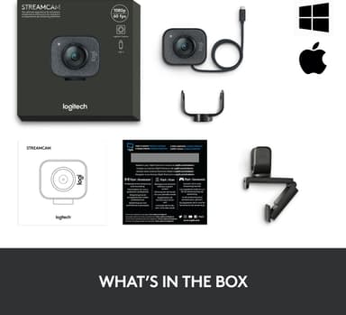 Logitech StreamCam kamera (grafitt)