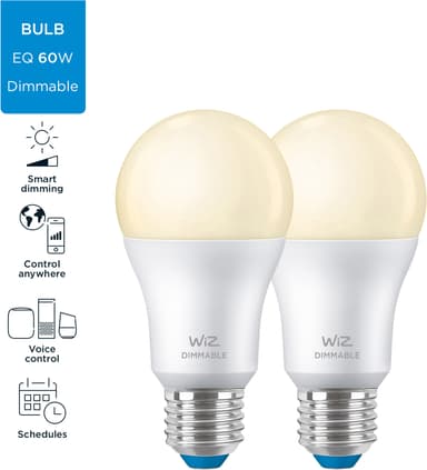 Wiz Connected Light LED-pære 60W A60 E27 DIM