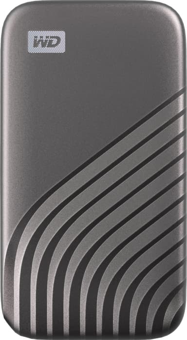 WD My Passport bærbar SSD-disk 2 TB (space grey)