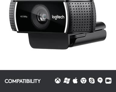 Logitech C922 Pro Stream webkamera Full HD 1080p stativ
