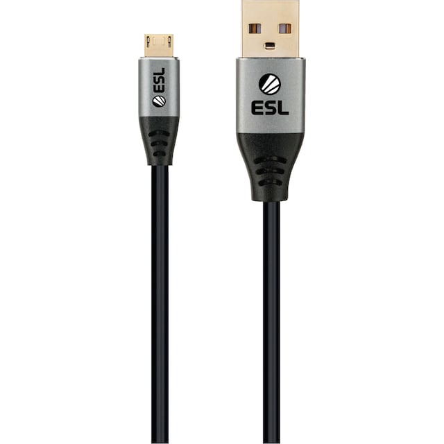 ESL USB-A til Micro-USB XB1 ladekabel 2m