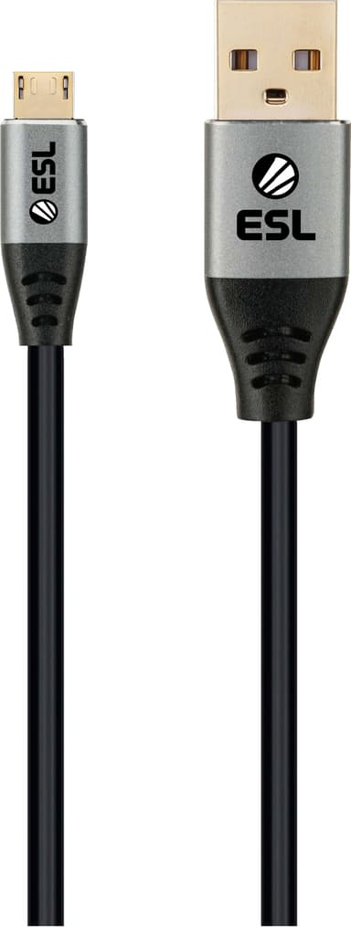 ESL USB-A til Micro-USB XB1 ladekabel 4m
