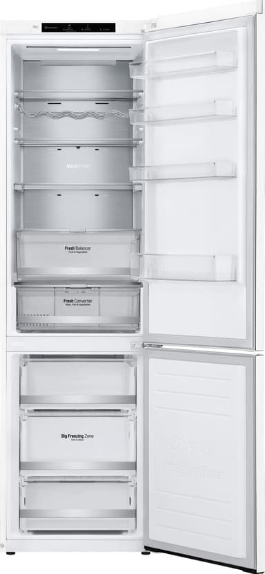 LG kombiskap GBB92SWBAN (hvit)