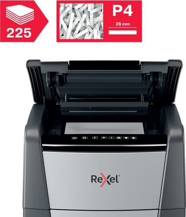 Rexel Optimum AutoFeed+ 225X makulator med krysskutting