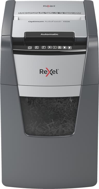 Rexel Optimum AutoFeed+ 150X makulator med krysskutting