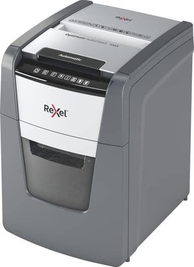 Rexel Optimum AutoFeed+ 100X makulator med krysskutting