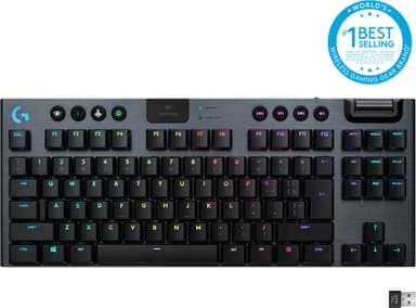 Logitech G915 Lightspeed tenkeyless gamingtastatur (GL Tactile)