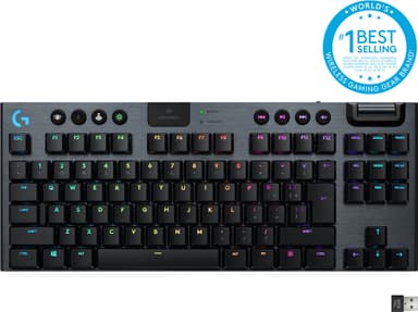 Logitech G915 Lightspeed tenkeyless gamingtastatur (GL Clicky)