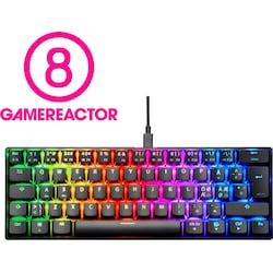 NOS C-450 Mini PRO RGB gamingtastatur (sort)