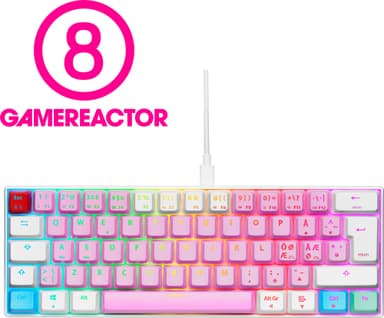 NOS C-450 Mini PRO RGB gamingtastatur (Cotton Candy)