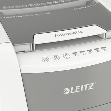 Leitz IQ AutoFeed SmallOffice 100 P4 makuleringsmaskin (krysskutt)