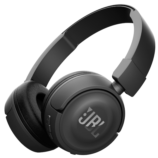 JBL T450 trådløse on-ear hodetelefoner (sort)