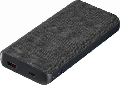 Sandstrøm 15,000mAh powerbank med PD og QC 45W (sort)