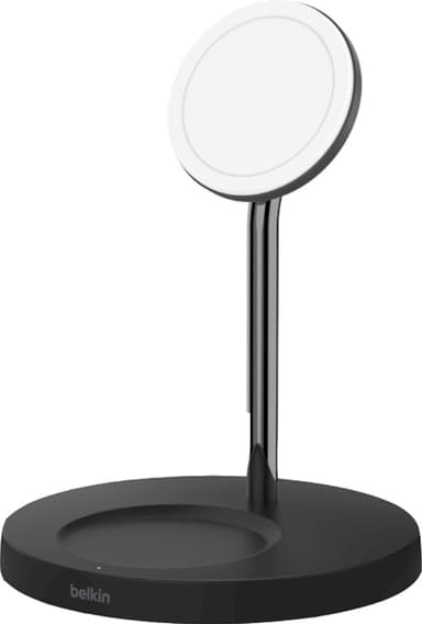 Belkin Boost Charge Pro 2-i-1 trådløs lader med MagSafe 15 W (sort)