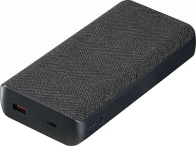 Sandstrøm 20,000mAh powerbank med PD og QC (sort)