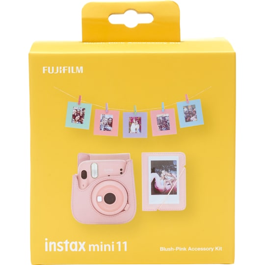 Fujifilm Instax Mini 11 tilbehørssett (rosa)