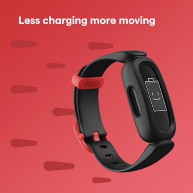 Fitbit Ace 3 aktivitetsmåler for barn (sort/rød)