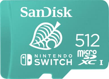 SanDisk 512GB microSDXC minnekort for Nintendo Switch