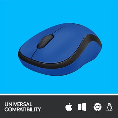 Logitech M220 Silent trådløs mus (blå)