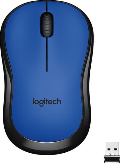 Logitech M220 Silent trådløs mus (blå)