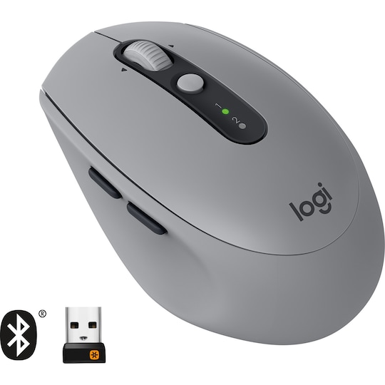 Logitech M590 Multi-Device Silent trådløs mus (grå)