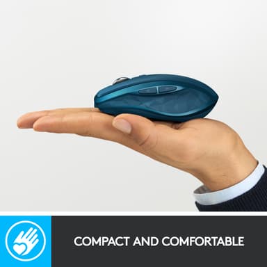 Logitech MX Anywhere 2S trådløs Bluetooth mus (grønn)