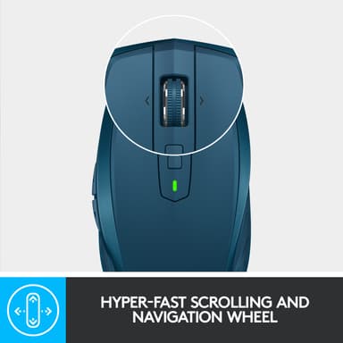 Logitech MX Anywhere 2S trådløs Bluetooth mus (grønn)