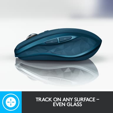 Logitech MX Anywhere 2S trådløs Bluetooth mus (grønn)