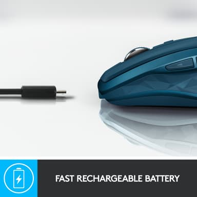 Logitech MX Anywhere 2S trådløs Bluetooth mus (grønn)