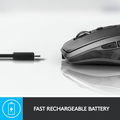 Logitech MX Anywhere 2S trådløs Bluetooth mus (grafitt)