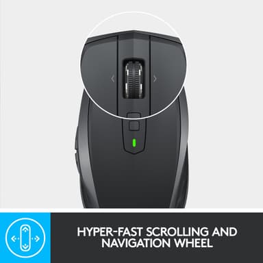 Logitech MX Anywhere 2S trådløs Bluetooth mus (grafitt)