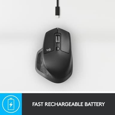 Logitech MX Master 2S trådløs datamus (grafitt)