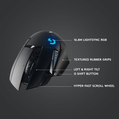 Logitech G502 Lightspeed trådløs gamingmus