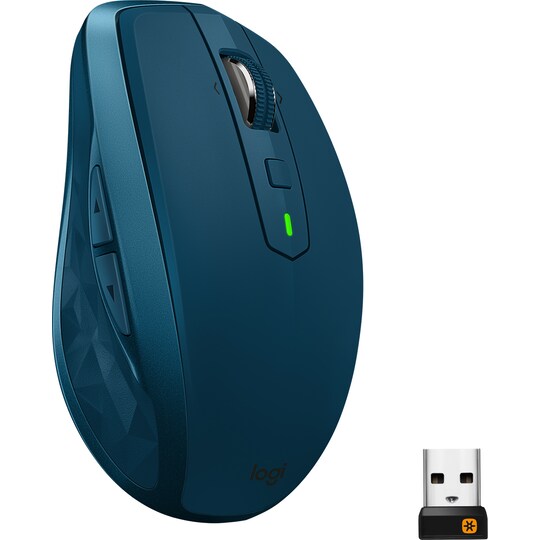 Logitech MX Anywhere 2S trådløs Bluetooth mus (grønn)