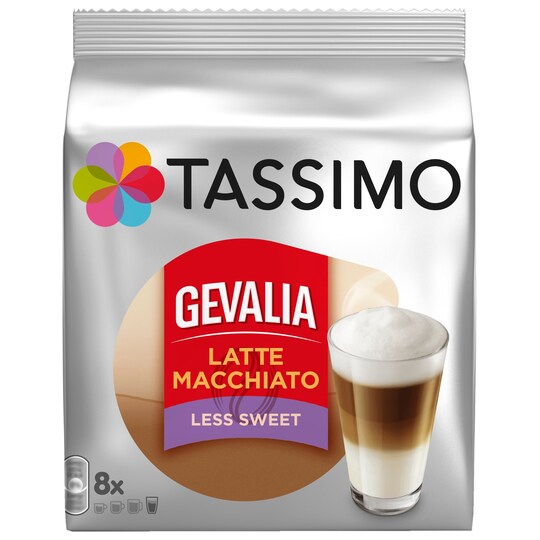 Tassimo Gevalia Latte Macchiato kapsler- mindre sukker