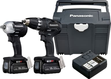 Panasonic EYC232LJ2G 18V drill/skrutrekker + muttertrekker sett
