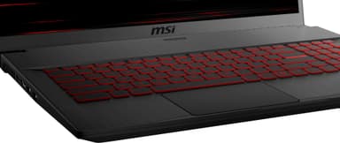 MSI GF75 Thin i5-10/8/512/1650/144Hz 17.3" bærbar gaming-PC (black)