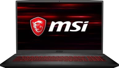 MSI GF75 Thin i5-10/8/512/1650/144Hz 17.3" bærbar gaming-PC (black)