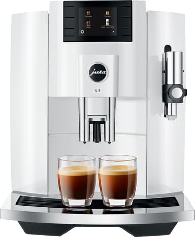 Jura E8 kaffemaskin JUR15353 (piano white)