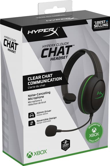 HyperX Cloud Chat gaming-hodetelefoner til PC/Xbox