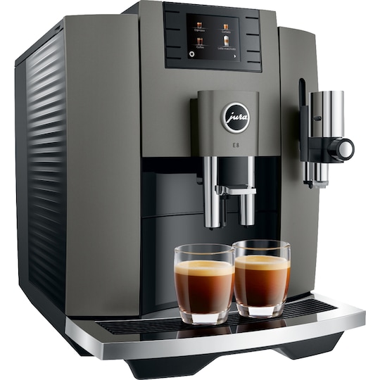 Jura E8 kaffemaskin JUR15364 (mørk inox)