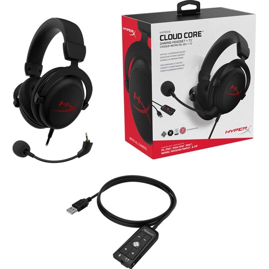 HyperX Cloud 7.1 V2 gaming headset - Elkjøp