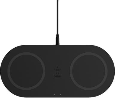 Belkin Boost Charge Qi dobbel trådløs lader 10W (sort)