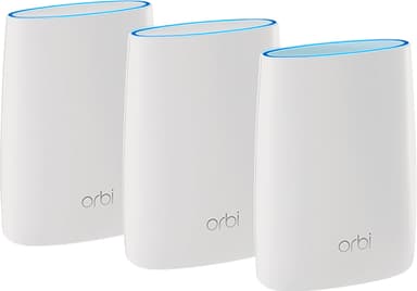 Netgear Orbi RBK53S AC3000 tri-band WiFi 3-pakning